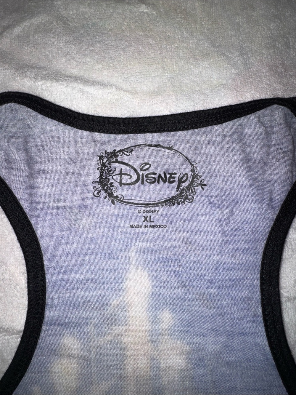 Disney Tie-Dye Racerback Tank Top - Lavender/Black - Picture 4 of 5